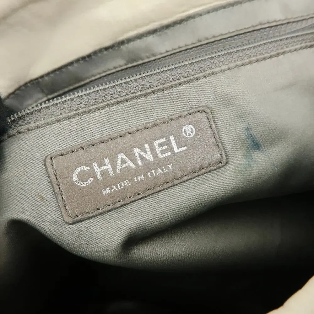 Chanel Matelasse CC Logo Double Flap Lambskin Beige
